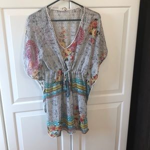 Boho style swimsuit cover